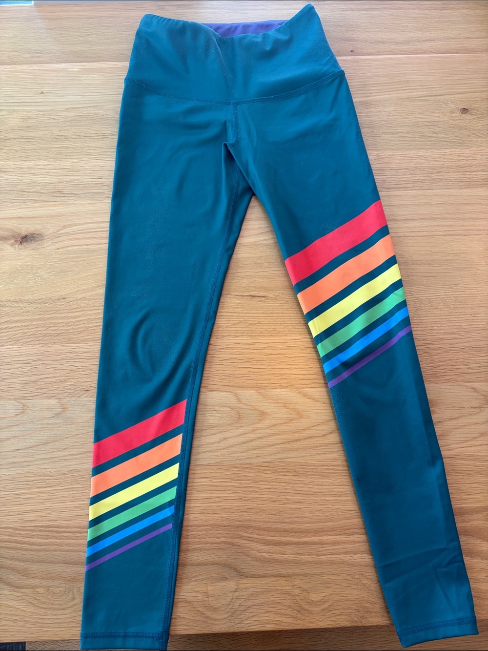 Scout Designs Rainbow Striped Leggings